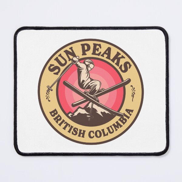 Item preview, Sun Peaks BC Ski Retro Badge designed and sold by modeoftravel.