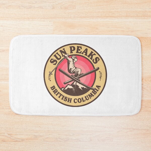 Item preview, Sun Peaks BC Ski Retro Badge designed and sold by modeoftravel.