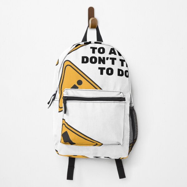 Item preview, To Avoid In Injury - Don't Tell Me How To Do My Job Warning designed and sold by RelaxTimeYogaa.