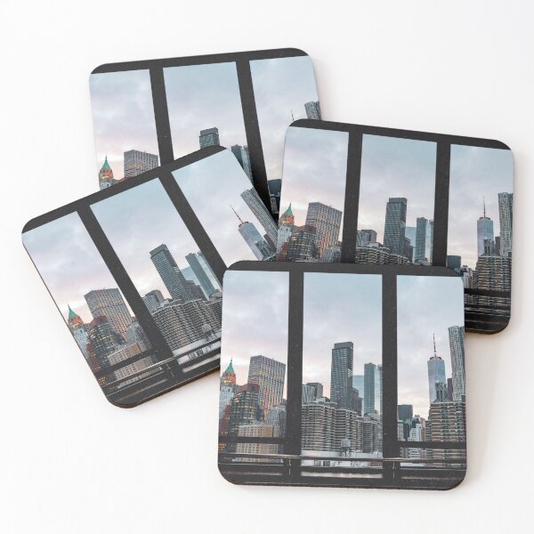 Item preview, New York City Window | Colorful Manhattan Skyline designed and sold by anthonylonder.