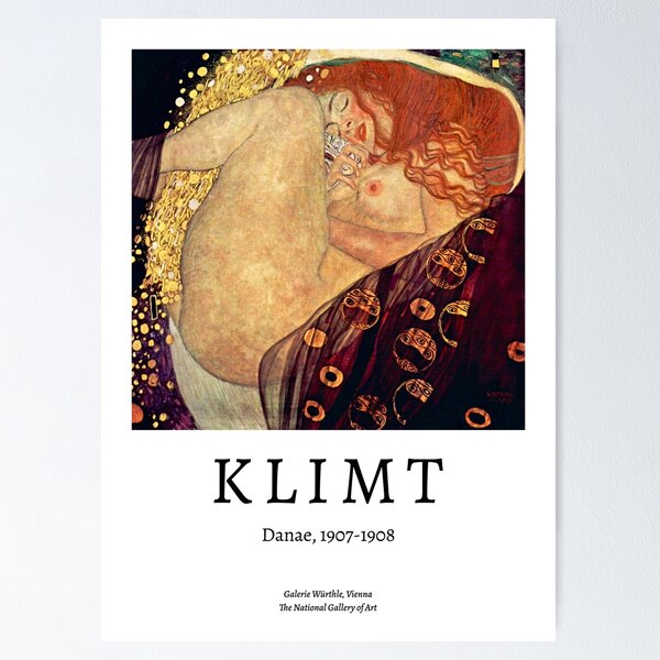 Aperçu de l'œuvre Danaé de Gustav Klimt, 1907-1908 créée et vendue par ArtioStudio.