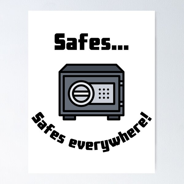 Item preview, Safes...Safes everywhere! Retro Design designed and sold by Cora Gregory.