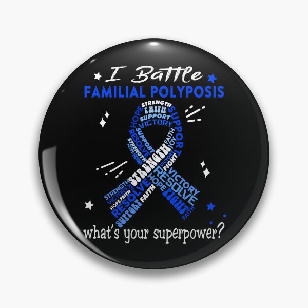 Item preview, Familial Polyposis Warrior, I Battle Familial Polyposis What's Your Superpower? designed and sold by Greggwillard.
