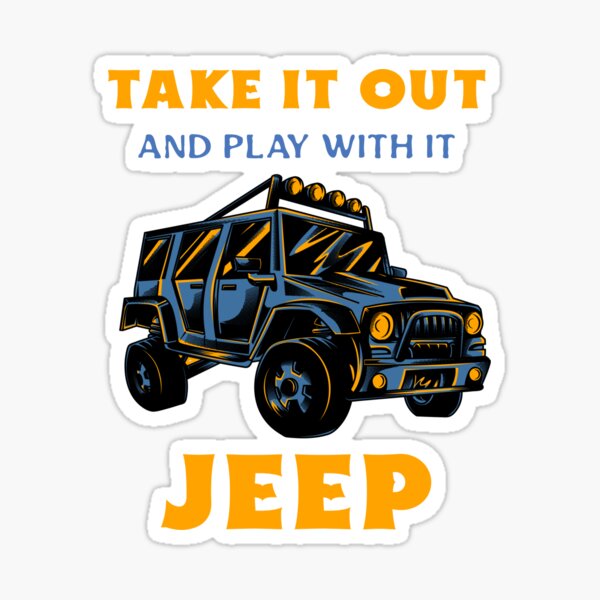 I Love Jeep Girls dirty blow job Jeep truck Sticker Decal 