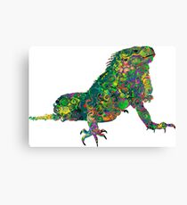 PSYCHEDLIC IGUANA ***find hidden gems in my portfolio*** Canvas Print