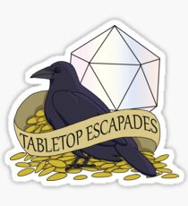 Tabletop Escapades Sticker