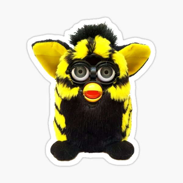 Mini Furby Toys Sticker for Sale by leiascreations