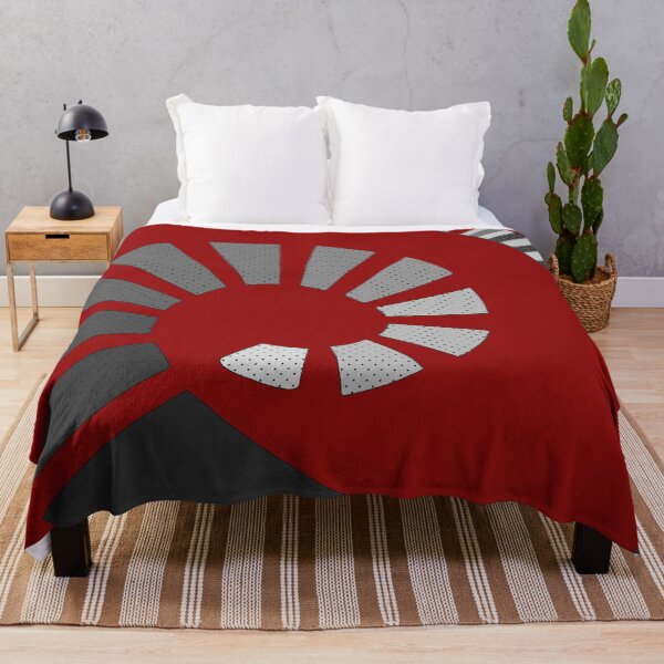 Item preview, Abstract, geometric, spiral, stripes, polka dots, light and dark grey, red designed and sold by Svitac.