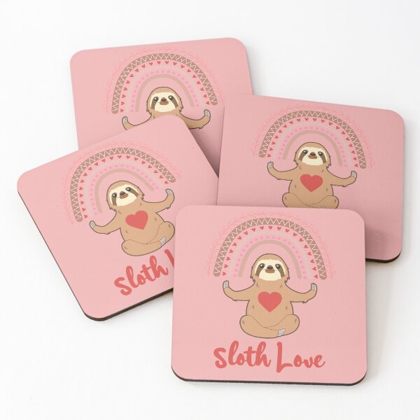 Item preview, Sloth Love Heart Spirit Animal I Love Sloths designed and sold by MindfulMeta.