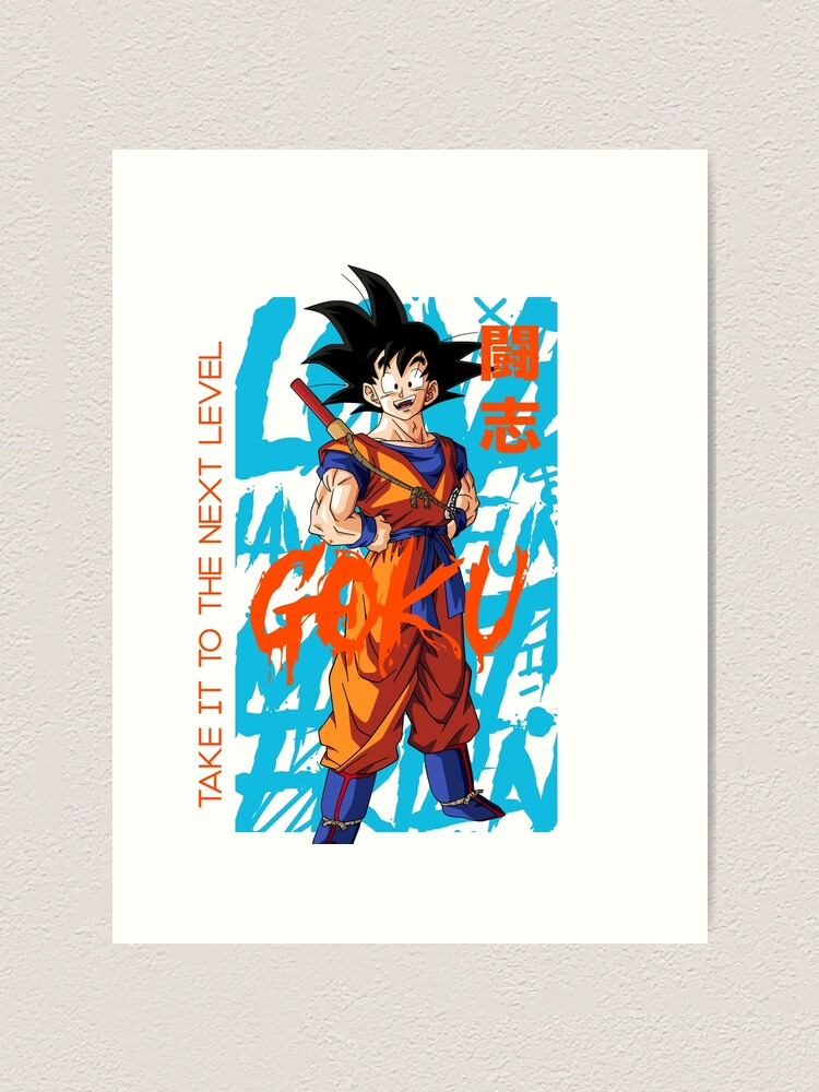 Goku Drip Wall Art for Sale