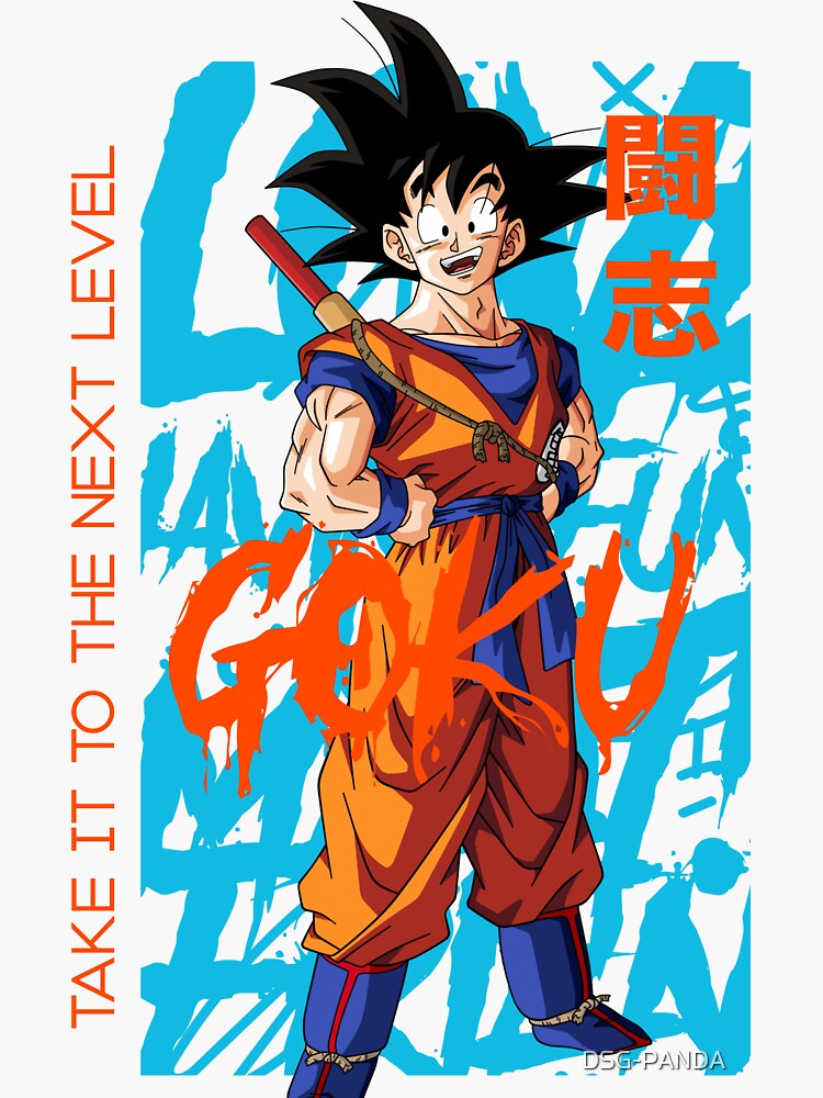 Goku Drip Stickers for Sale