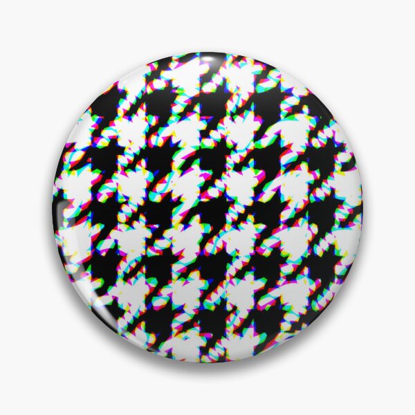 Item preview, hounds tooth jagged colour glitch designed and sold by frauenbrauen.