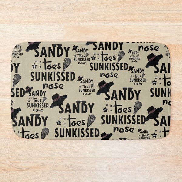 Item preview, Sandy Toes Sunkissed Nose Beach Quote designed and sold by SidhuKeet1.