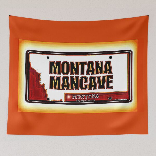 Item preview, Wall Art / MONTANA MANCAVE Big Sky Country designed and sold by Imagin8er.