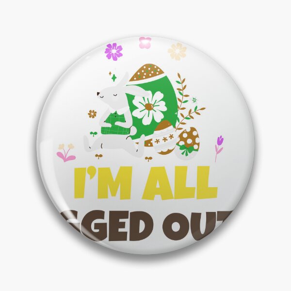 Item preview, Camiseta retro de Pascua "I'm All Egged Out". designed and sold by AllThingsPuffa.