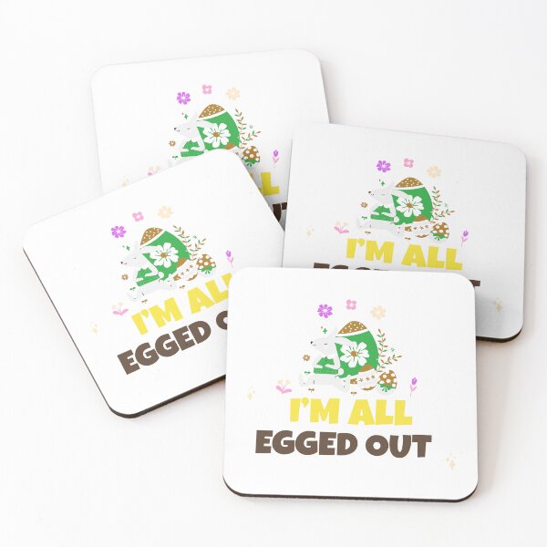 Aperçu de l'œuvre T-shirt de Pâques rétro "I'm All Egged Out". créée et vendue par AllThingsPuffa.