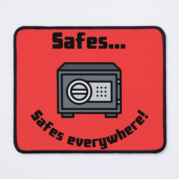 Item preview, Safes...Safes everywhere! Retro Design red version designed and sold by Cora Gregory.