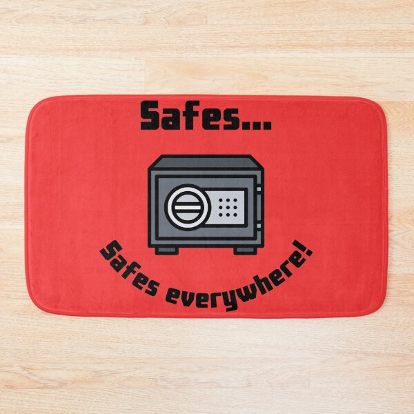 Item preview, Safes...Safes everywhere! Retro Design red version designed and sold by Cora Gregory.