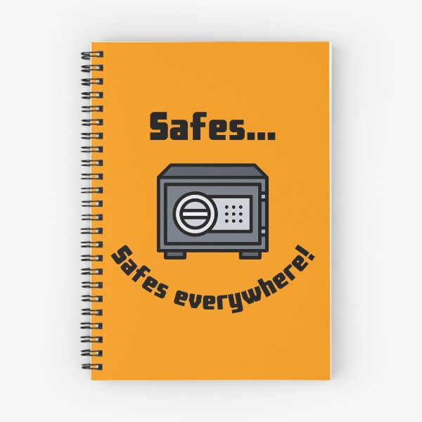 Item preview, Safes...Safes everywhere! Retro Design Orange Version designed and sold by Cora Gregory.