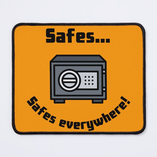 Item preview, Safes...Safes everywhere! Retro Design Orange Version designed and sold by Cora Gregory.