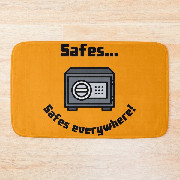 Item preview, Safes...Safes everywhere! Retro Design Orange Version designed and sold by Cora Gregory.