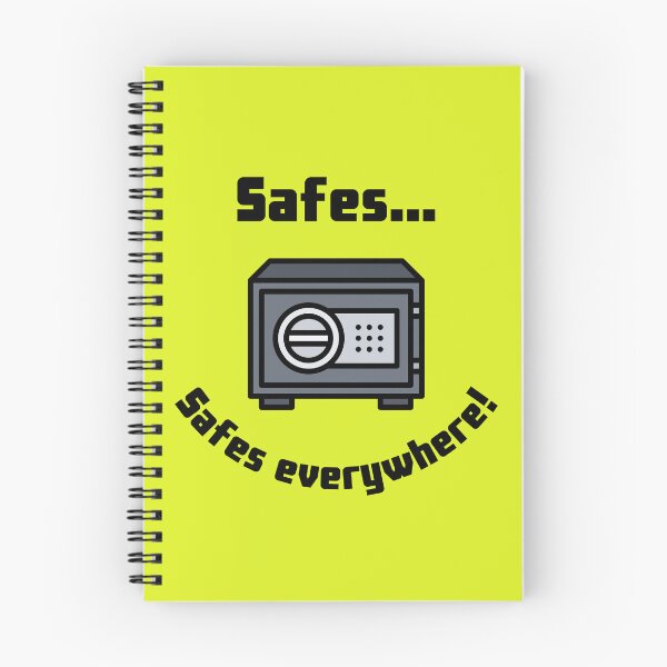Item preview, Safes...Safes everywhere! Retro Design yellow version designed and sold by Cora Gregory.