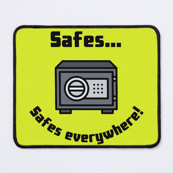 Item preview, Safes...Safes everywhere! Retro Design yellow version designed and sold by Cora Gregory.
