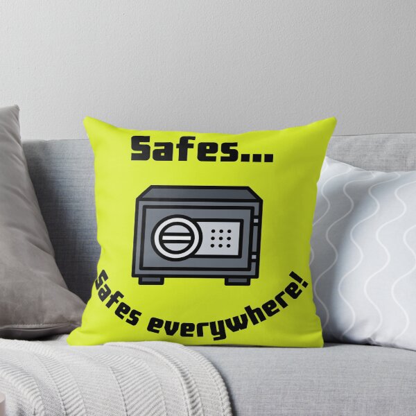 Item preview, Safes...Safes everywhere! Retro Design yellow version designed and sold by Cora Gregory.