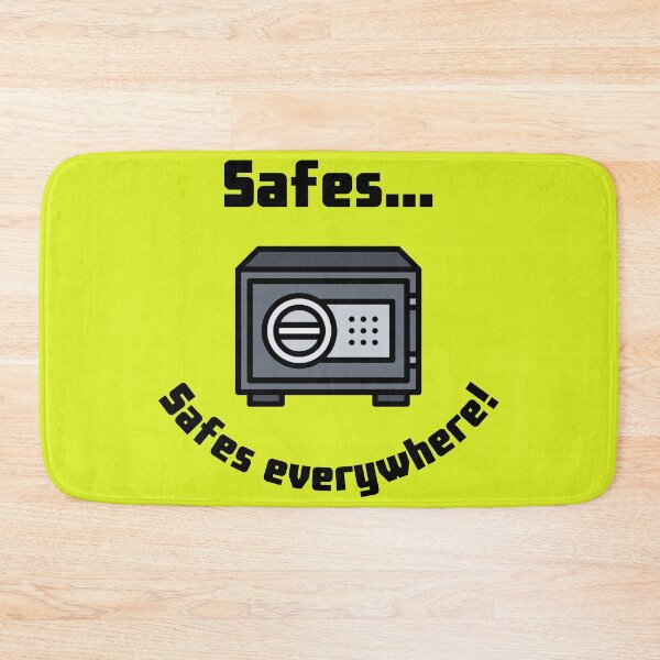 Item preview, Safes...Safes everywhere! Retro Design yellow version designed and sold by Cora Gregory.