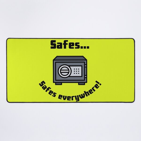 Item preview, Safes...Safes everywhere! Retro Design yellow version designed and sold by Cora Gregory.