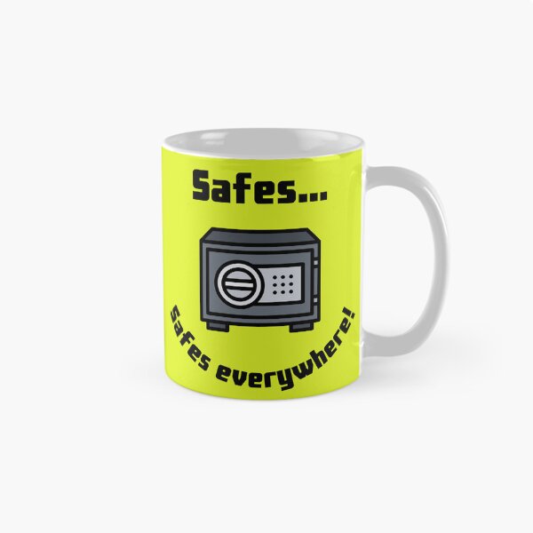 Item preview, Safes...Safes everywhere! Retro Design yellow version designed and sold by Cora Gregory.