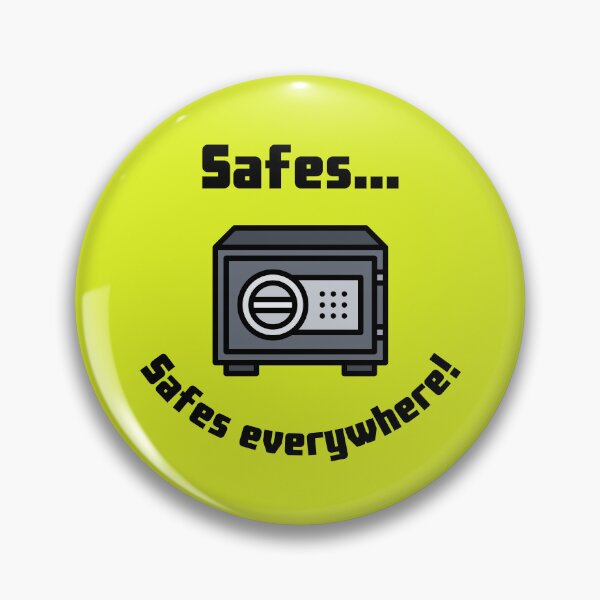 Item preview, Safes...Safes everywhere! Retro Design yellow version designed and sold by Cora Gregory.
