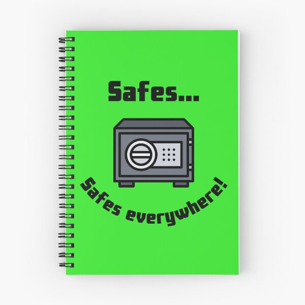 Item preview, Safes...Safes everywhere! Retro Design green version designed and sold by Cora Gregory.