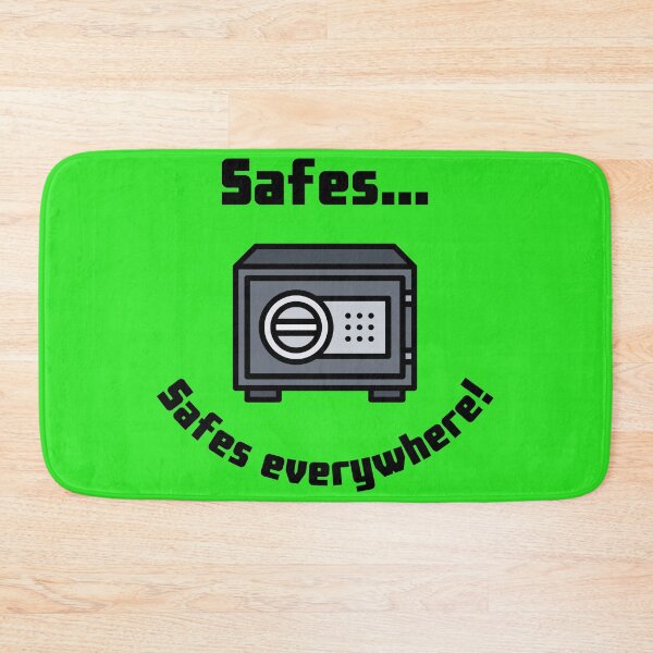 Item preview, Safes...Safes everywhere! Retro Design green version designed and sold by Cora Gregory.