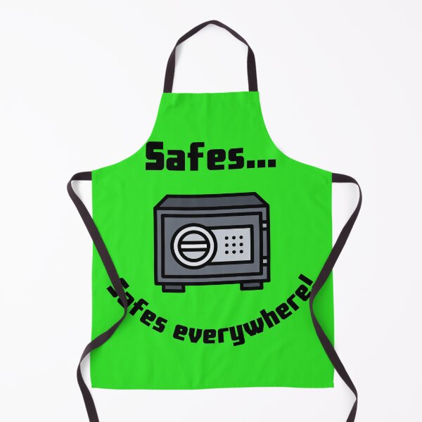 Item preview, Safes...Safes everywhere! Retro Design green version designed and sold by Cora Gregory.