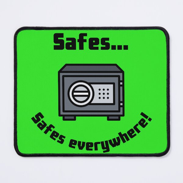 Item preview, Safes...Safes everywhere! Retro Design green version designed and sold by Cora Gregory.