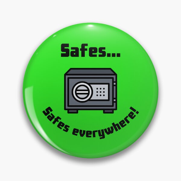 Item preview, Safes...Safes everywhere! Retro Design green version designed and sold by Cora Gregory.
