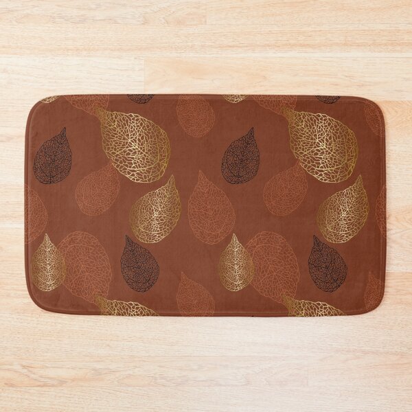 Item preview, Rustic Boho Gold Leaf Graphic Design Pattern designed and sold by IZiets.