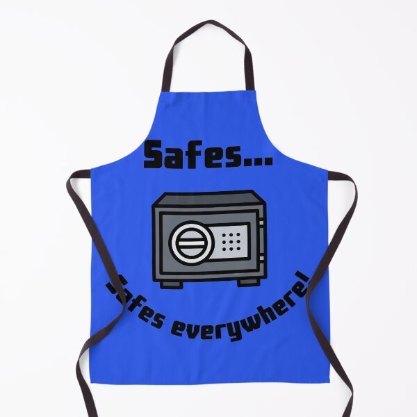 Item preview, Safes...Safes everywhere! Retro Design blue version designed and sold by Cora Gregory.