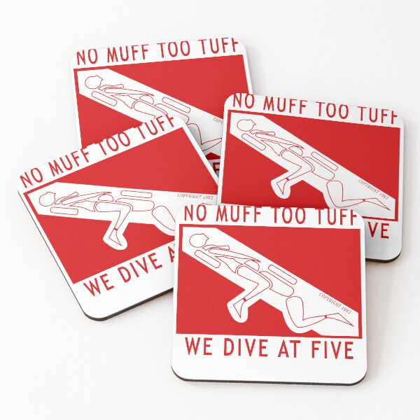 Item preview, No Muff Too Tuff we Dive at Five funny scuba diving gift idea  designed and sold by Live  Today.