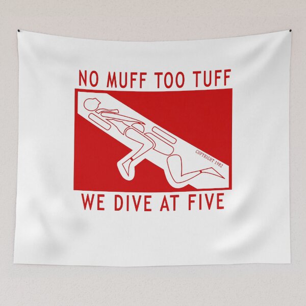 Item preview, No Muff Too Tuff we Dive at Five funny scuba diving gift idea  designed and sold by Live  Today.