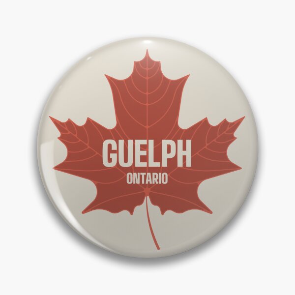 Item preview, Guelph Ontario Canada - Retro Rustic ON Canadian Outdoors Leaf  designed and sold by palmettodigital.