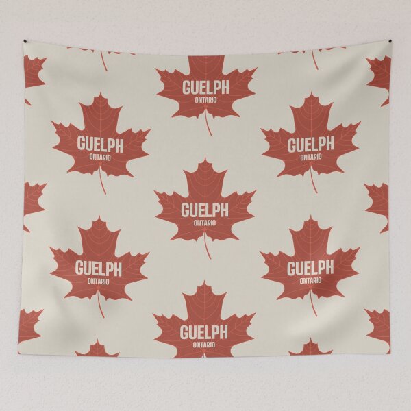 Item preview, Guelph Ontario Canada - Retro Rustic ON Canadian Outdoors Leaf  designed and sold by palmettodigital.