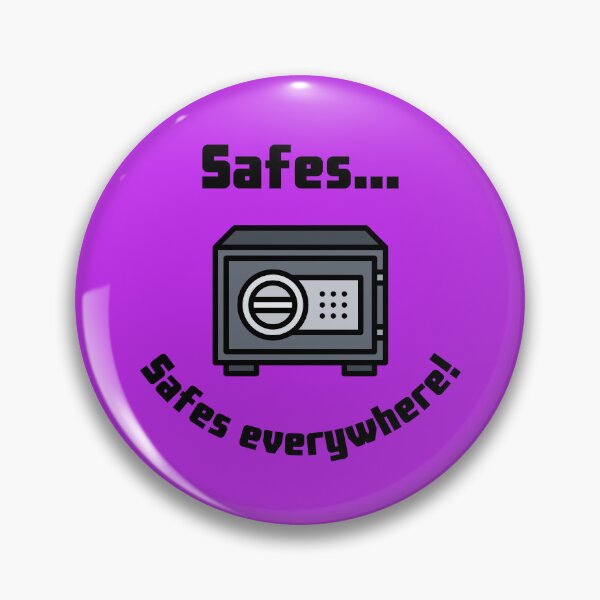Item preview, Safes...Safes everywhere! Retro Design purple  version designed and sold by Cora Gregory.