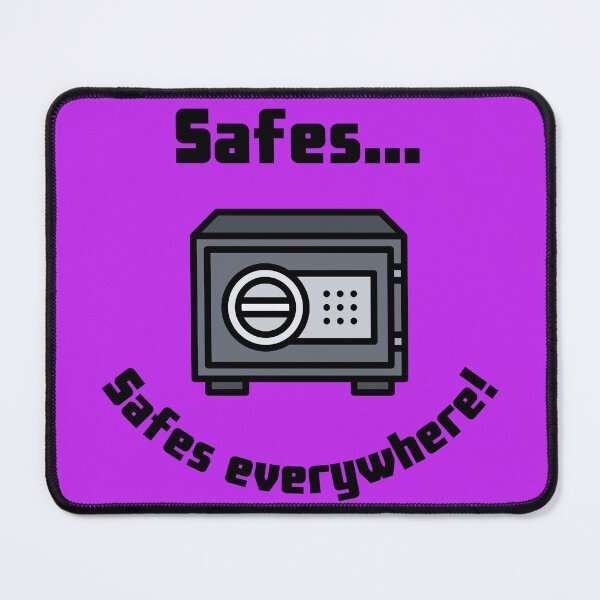Item preview, Safes...Safes everywhere! Retro Design purple  version designed and sold by Cora Gregory.