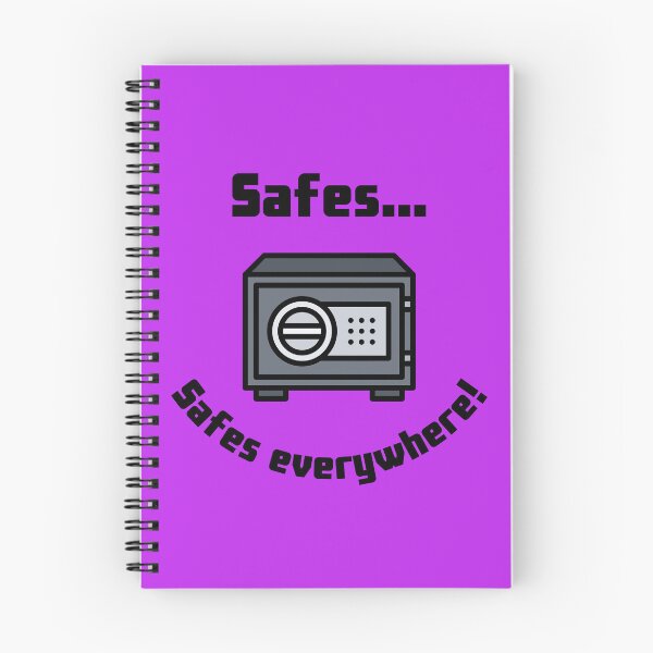 Item preview, Safes...Safes everywhere! Retro Design purple  version designed and sold by Cora Gregory.