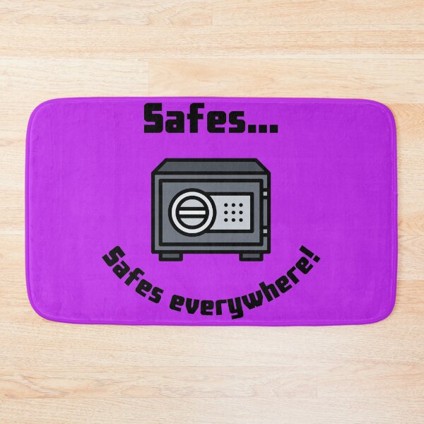 Item preview, Safes...Safes everywhere! Retro Design purple  version designed and sold by Cora Gregory.