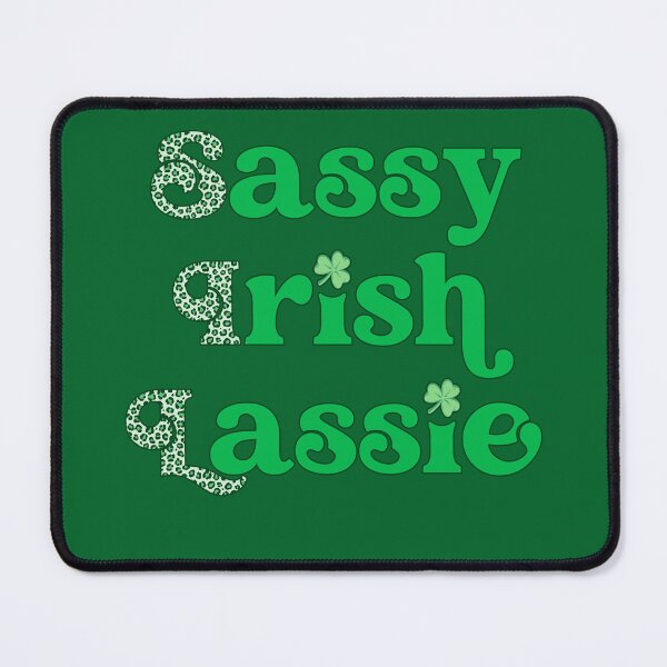 Item preview, Saint Patrick's Day, Funny, Sassy Irish Lassie, Leopard designed and sold by OliviaGbyKyro.