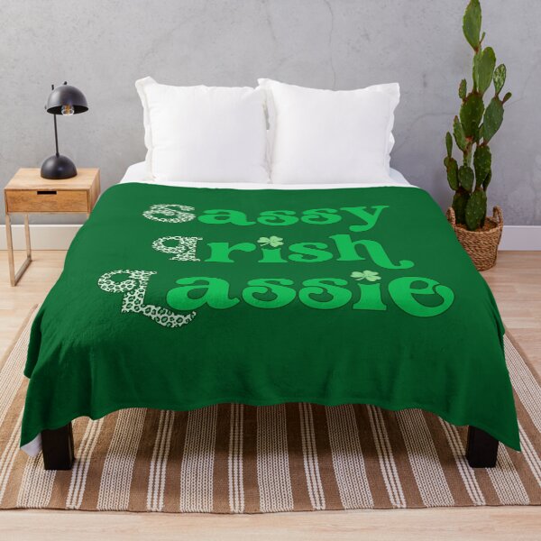 Item preview, Saint Patrick's Day, Funny, Sassy Irish Lassie, Leopard designed and sold by OliviaGbyKyro.