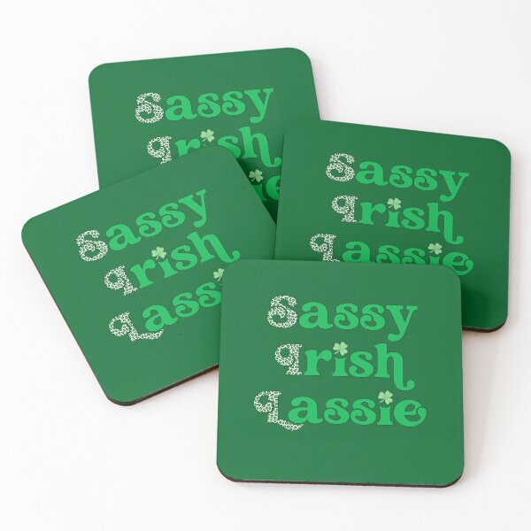 Item preview, Saint Patrick's Day, Funny, Sassy Irish Lassie, Leopard designed and sold by OliviaGbyKyro.